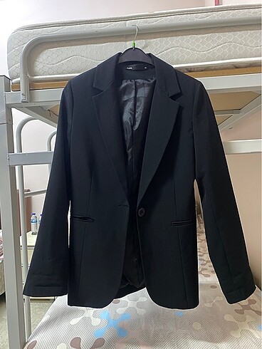 Siyah blazer ceket