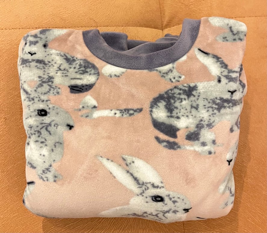 Gri Tavşan Desenli cocuk Pijama Takımı - Görsel 2