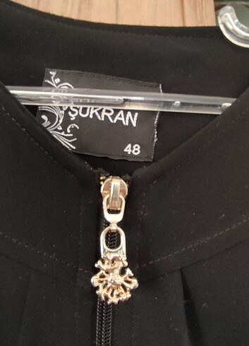 Büyük beden siyah ferace 