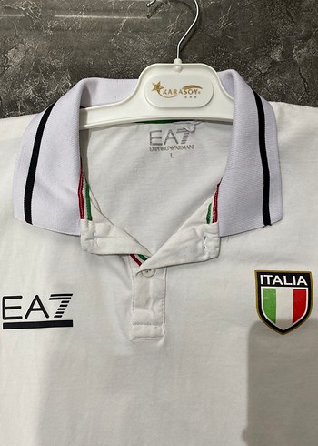 Erkek Beyaz Polo Yaka Kısa Kollu Tişört - Görsel 3