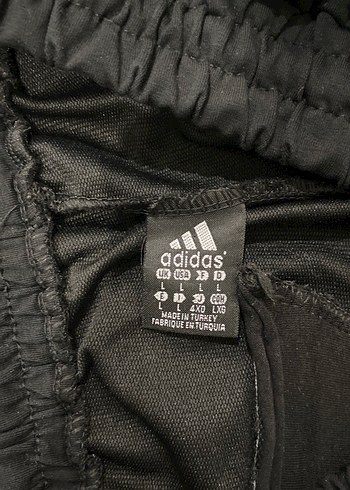 Adidas Siyah Bağcıklı Erkek Eşofman Altı - Görsel 3