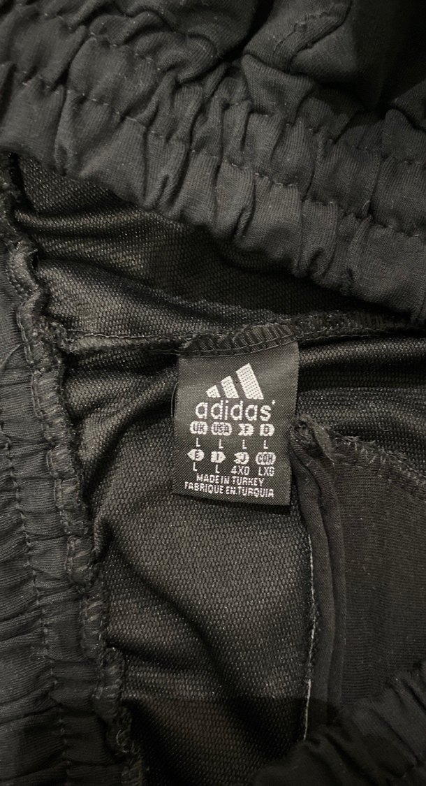 Adidas Siyah Bağcıklı Erkek Eşofman Altı - Görsel 3