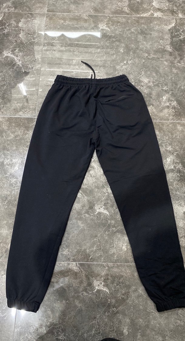 Adidas Siyah Bağcıklı Erkek Eşofman Altı - Görsel 2