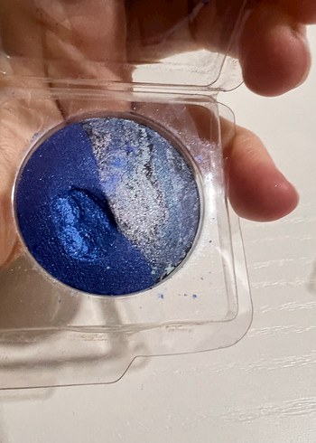 Kadın Mavi Simli Batik Manşet Düğmeleri - Görsel 5