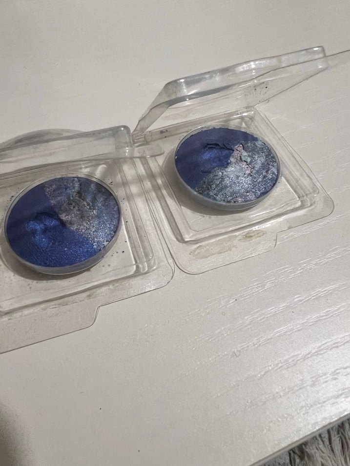 Kadın Mavi Simli Batik Manşet Düğmeleri - Görsel 4