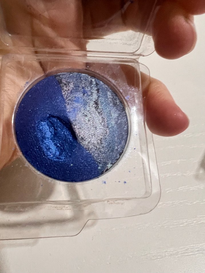 Kadın Mavi Simli Batik Manşet Düğmeleri - Görsel 5