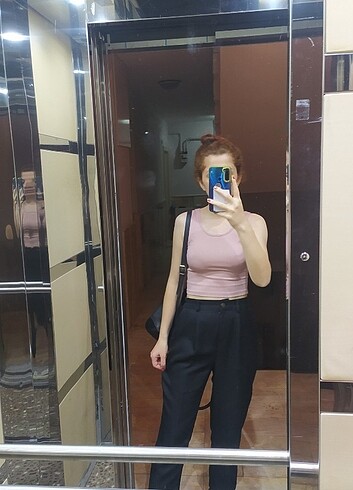 m Beden Pembe crop