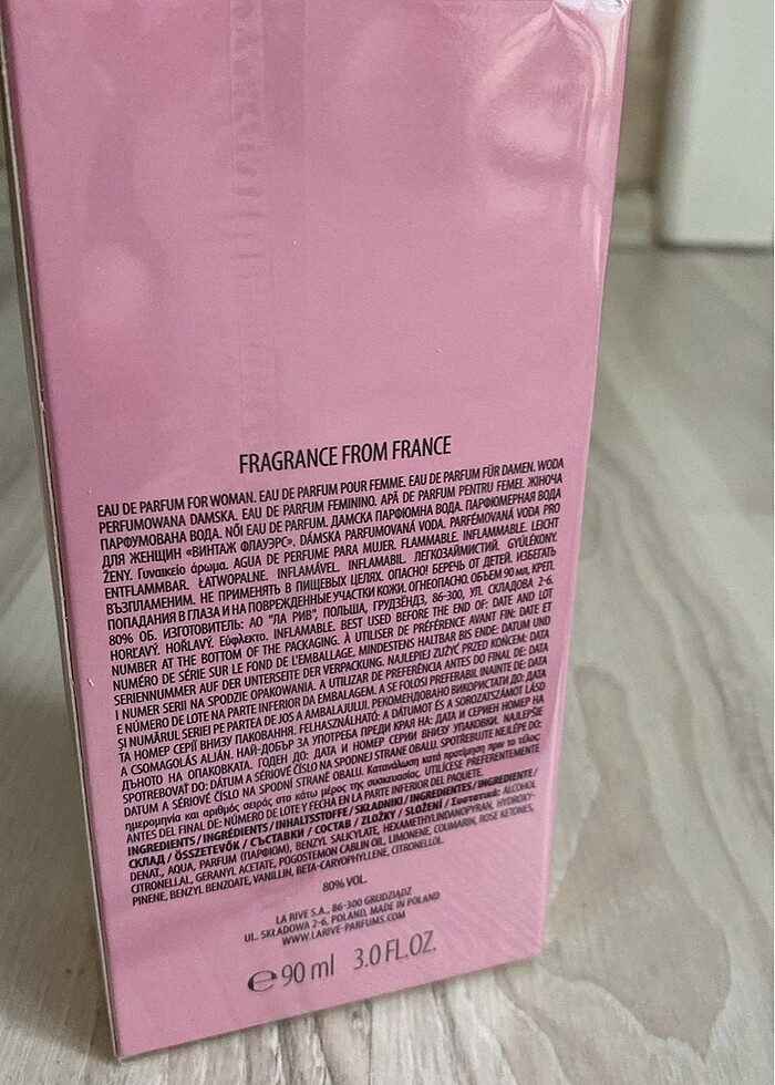 La rive vitage flowers parfüm - Görsel 2