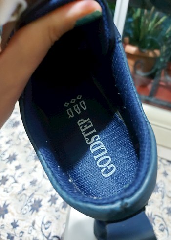 37 Beden Mavi Kadın Sneakers Beyaz Bağcıklı