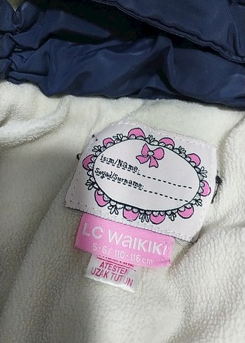 Kız Çocuk Lacivert Kapüşonlu Mont - Görsel 5