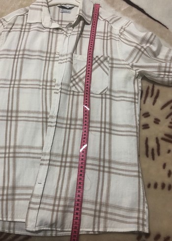 Bej Düğmeli Uzun Kollu erkek Gömlek - Görsel 8