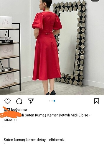s Beden kırmızı Renk Kadın saten elbise