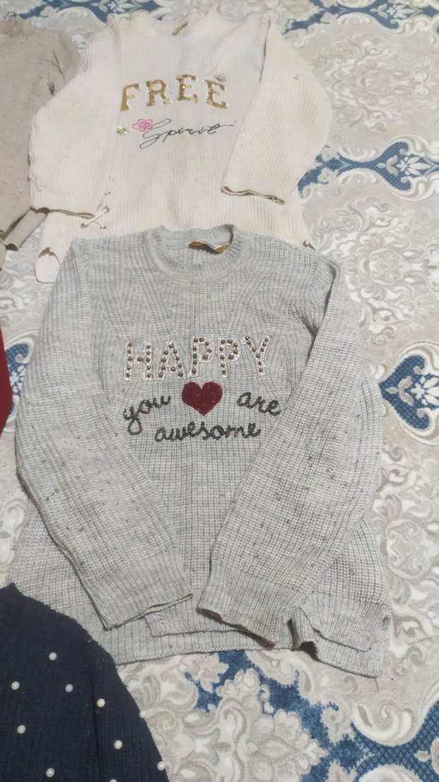 kız çocuk kazaklar 5 adet - Görsel 3