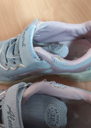 Mavi Kız Çocuk Spor Ayakkabı Velcro - Görsel 8