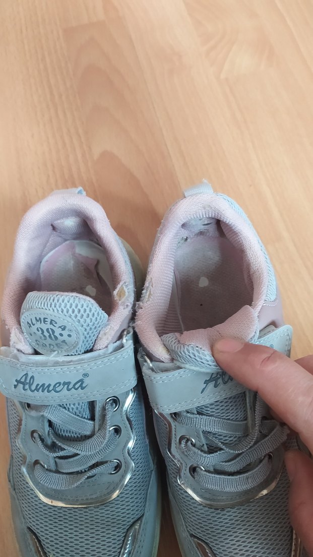 Mavi Kız Çocuk Spor Ayakkabı Velcro - Görsel 5