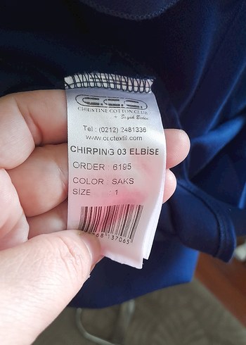 Drapeli Mavi  Midi Elbise - Görsel 6