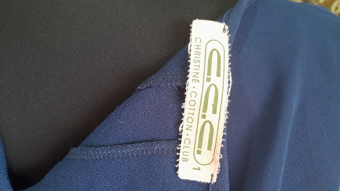 Drapeli Mavi  Midi Elbise - Görsel 5