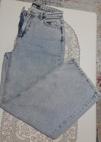 trendyol geniş paça kadın kot pantolon
