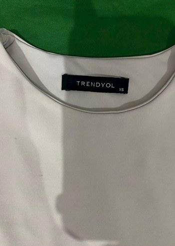 Krem Düz Kesim Kolsuz Kadın Bodysuit - Görsel 3