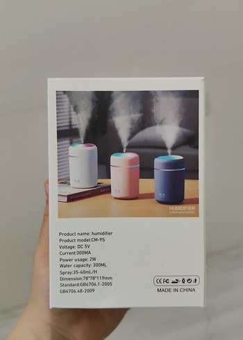 USB Renkli Beyaz Hava Nemlendirici H.0 - Görsel 2