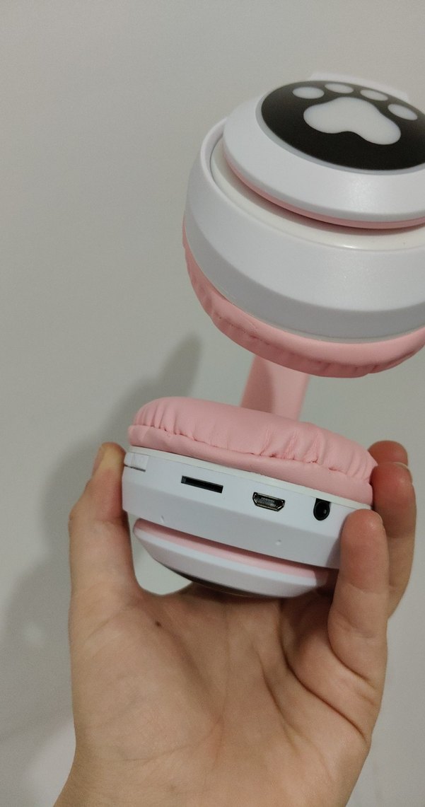 Pembe Kablosuz Kedi Kulaklık STN-28 - Görsel 4