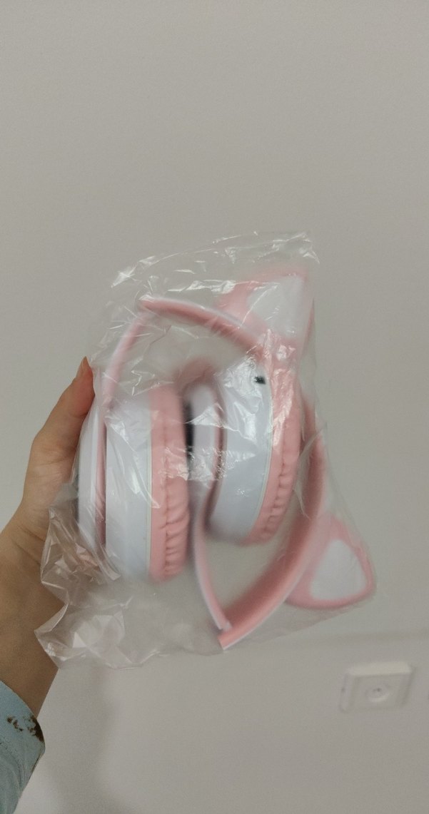 Pembe Kablosuz Kedi Kulaklık STN-28 - Görsel 3