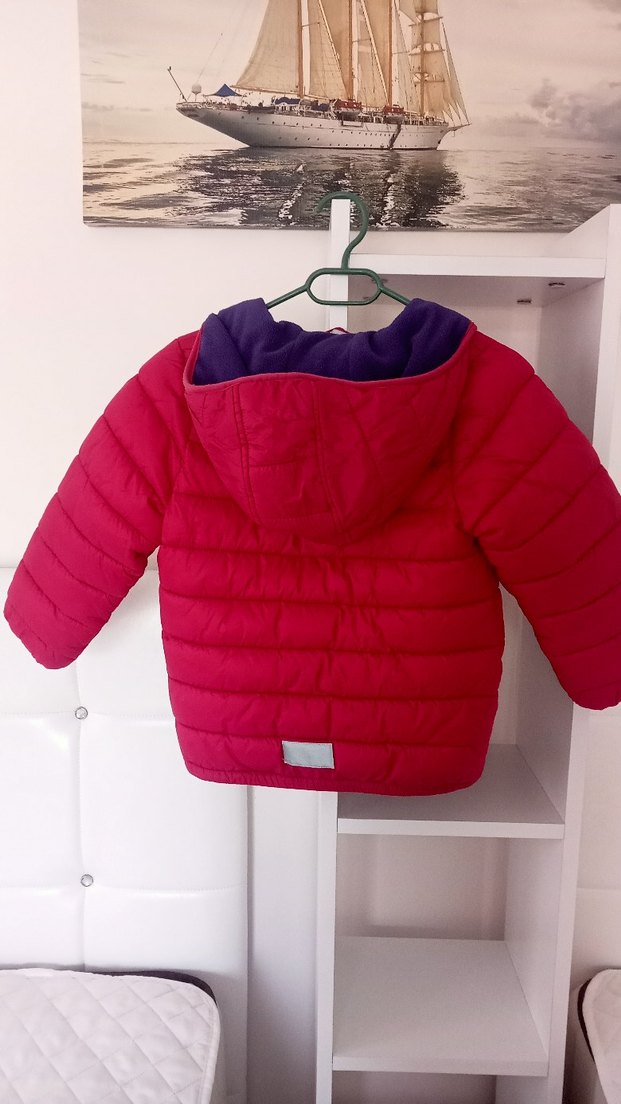 Kız Çocuk Pembe Fermuarlı Mont - Görsel 5