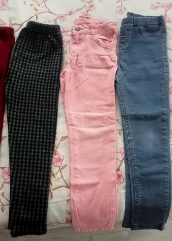 Bordo Kız Çocuk Tayt - Görsel 7