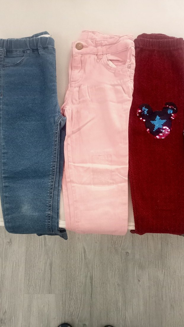 Bordo Kız Çocuk Tayt - Görsel 3