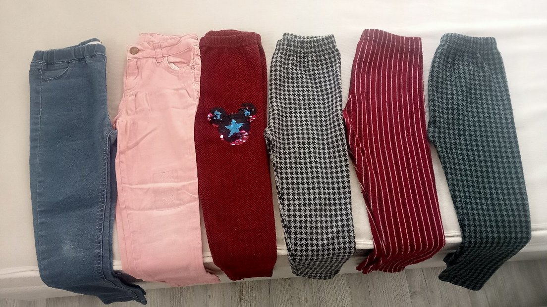 Bordo Kız Çocuk Tayt - Görsel 4