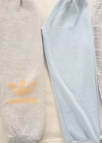 Gri Adidas kız Çocuk Rahat Kesim Eşofman - Görsel 2