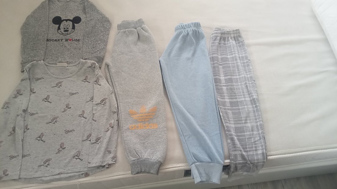 Gri Adidas kız Çocuk Rahat Kesim Eşofman - Görsel 5