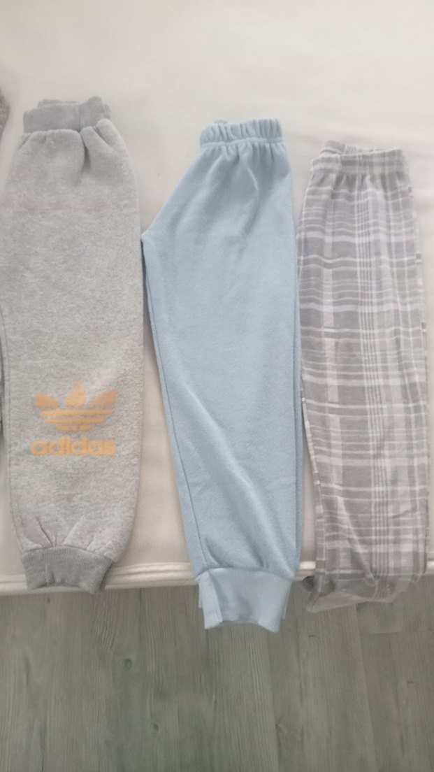 Gri Adidas kız Çocuk Rahat Kesim Eşofman - Görsel 4