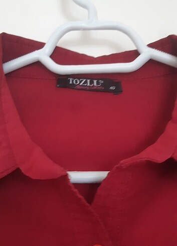 Tozlu marka bordo gomlek - Görsel 6