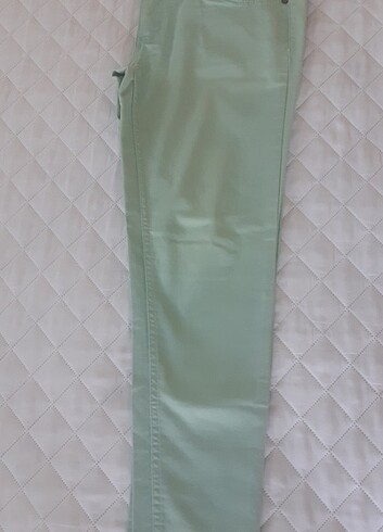 Turkuaz rengi pantolon  - Görsel 2