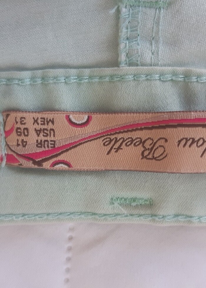 Turkuaz rengi pantolon  - Görsel 3