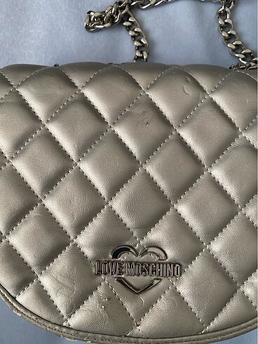 Beden Gümüş renk love moschino