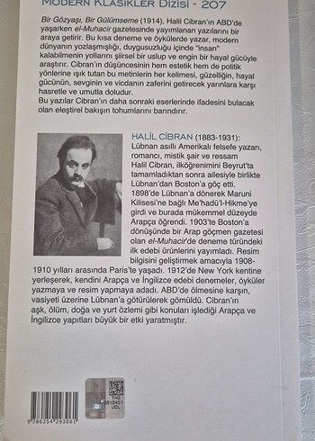Halil Cibran - Bir Gözyaşı, Bir Gülümseme - Görsel 3