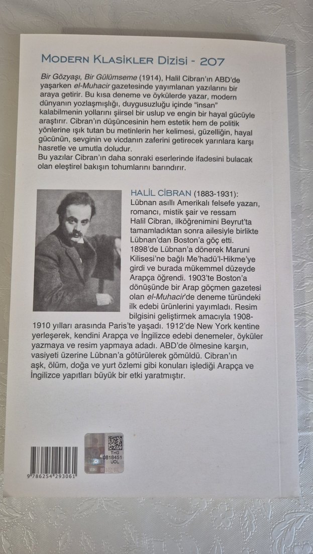 Halil Cibran - Bir Gözyaşı, Bir Gülümseme - Görsel 3