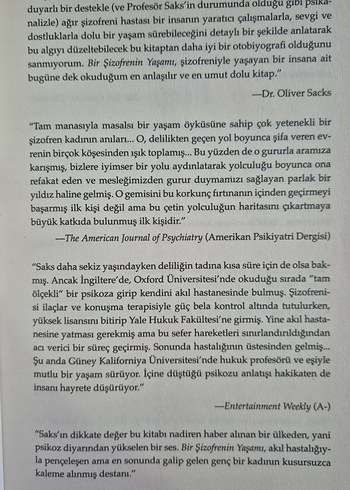 Bir Şizofrenin Yaşamı - Elyn R. Saks - Görsel 4
