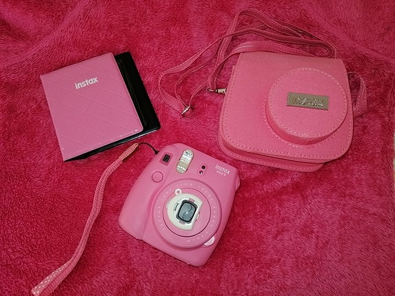 instax mini 9 kit pembe 