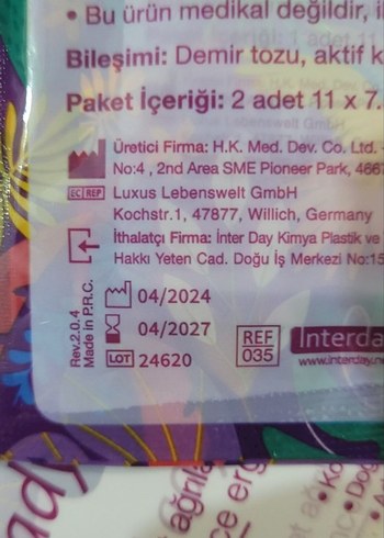 universal Beden StopEver Lady Comfort Isıtıcı Ped