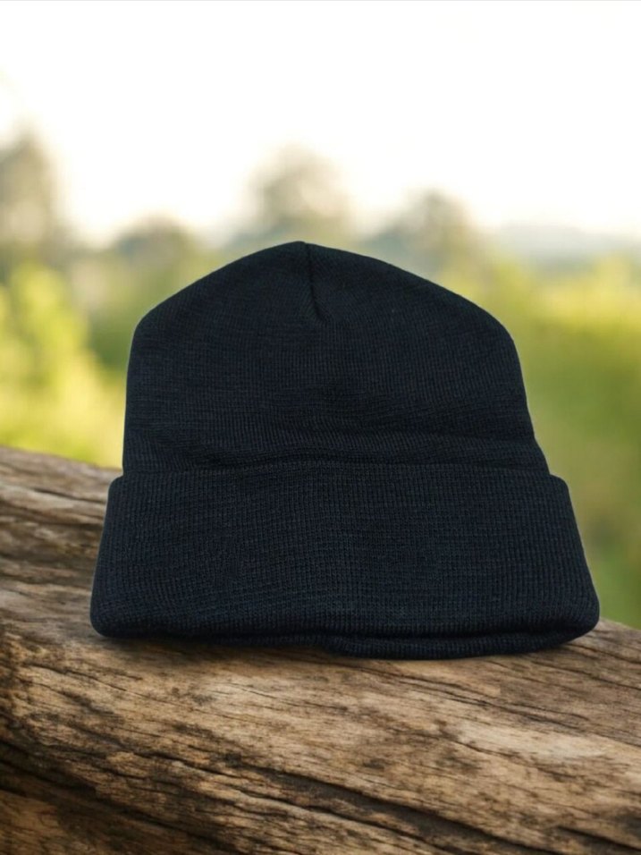 Siyah Triko Bere - Görsel 2