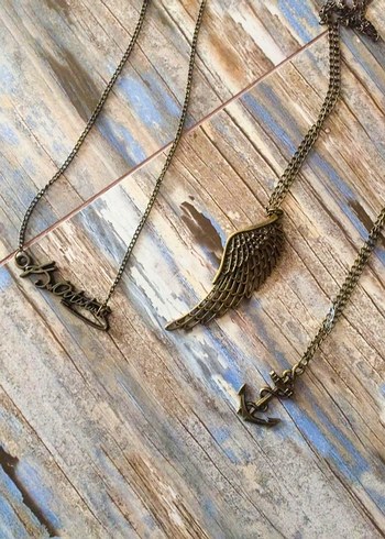 Atatürk İmzası Bakır Kolye Ucu - Görsel 2