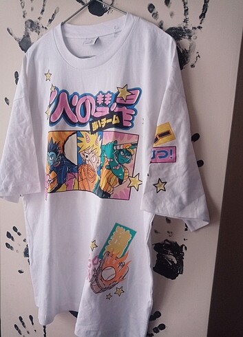 BERSHKA UNİSEX OVERSİZE T-SHİRT - Görsel 2