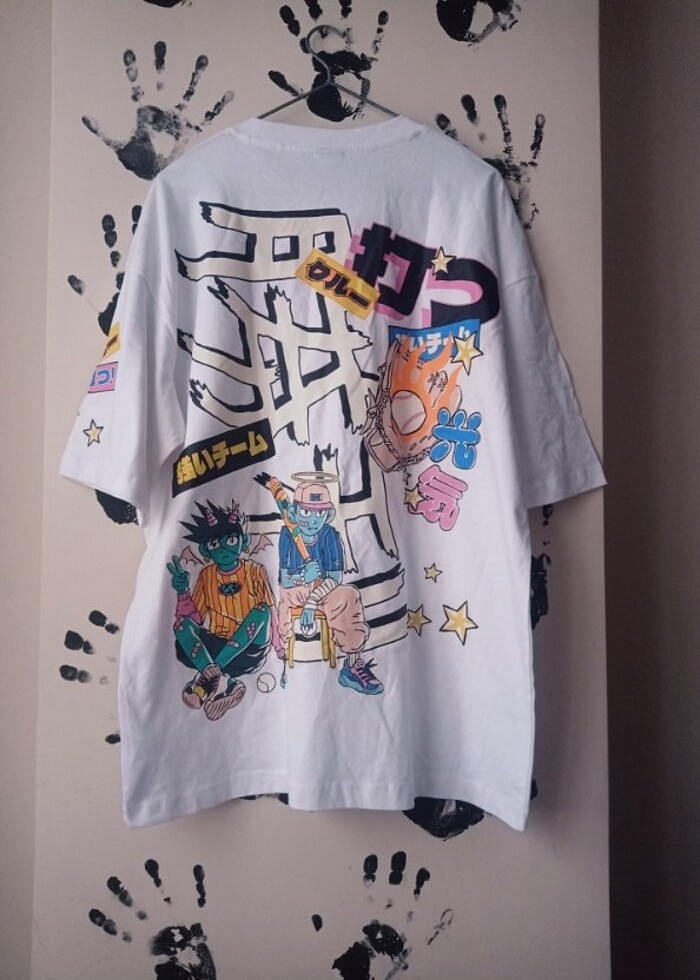 BERSHKA UNİSEX OVERSİZE T-SHİRT - Görsel 3