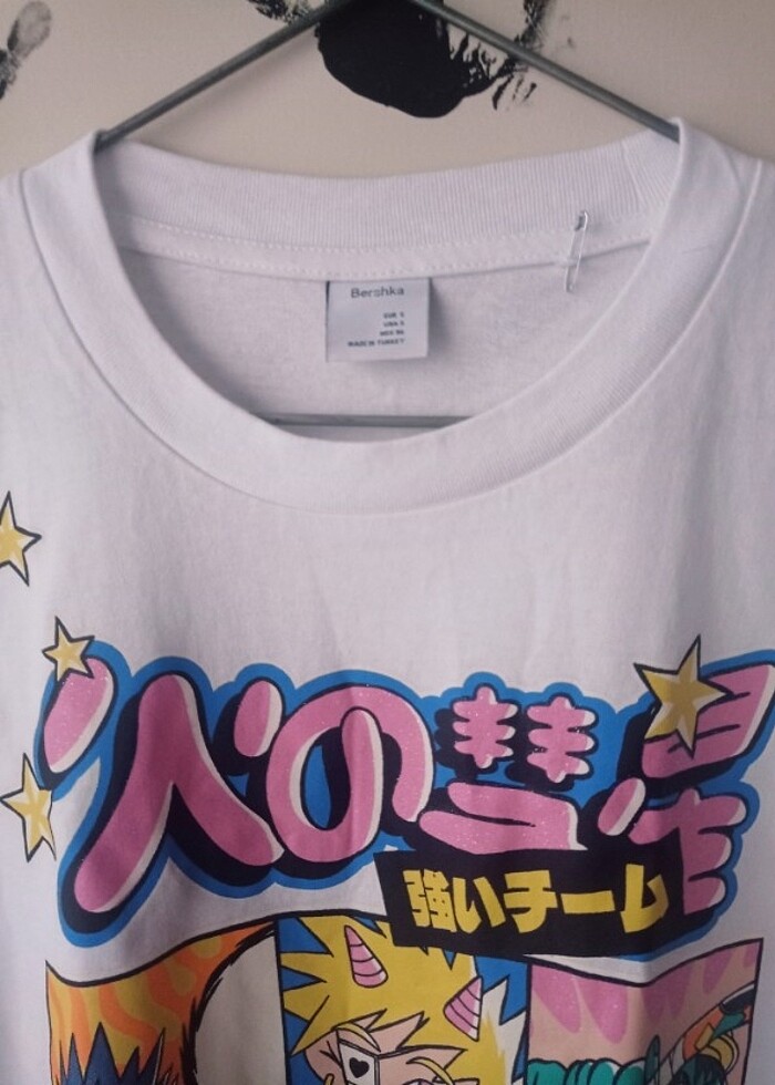 BERSHKA UNİSEX OVERSİZE T-SHİRT - Görsel 5