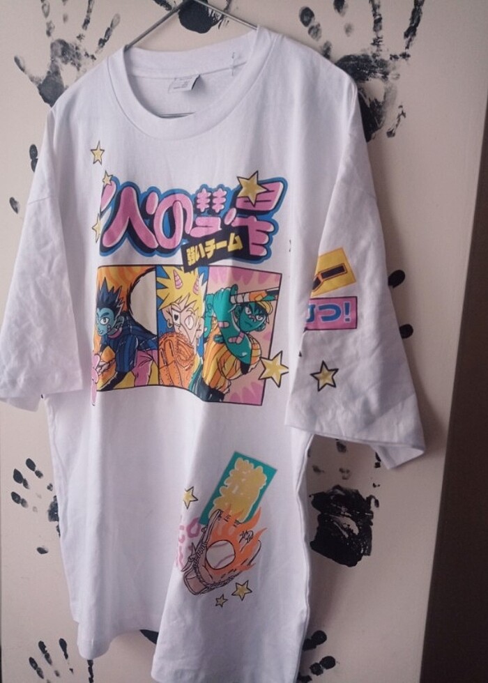 BERSHKA UNİSEX OVERSİZE T-SHİRT - Görsel 4