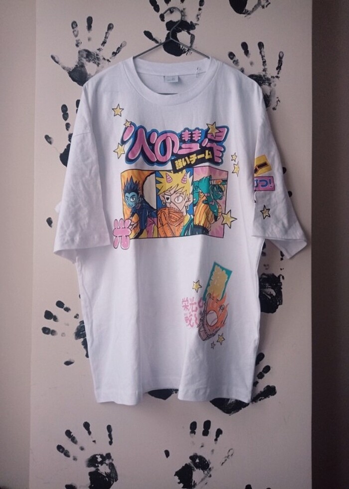 BERSHKA UNİSEX OVERSİZE T-SHİRT - Görsel 3