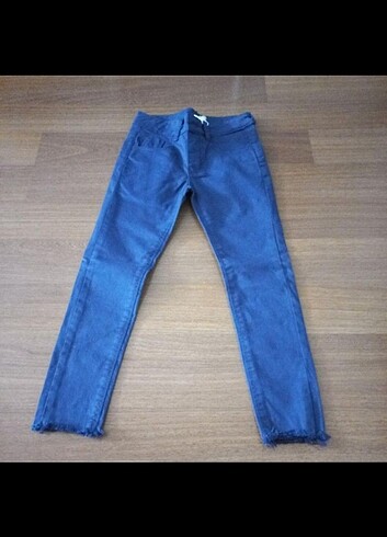 6 Yaş Beden lacivert Renk Kız çocuk pantalon